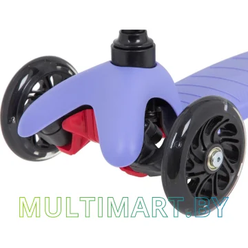 Самокат Novatrack Disco-Kids Basic 120H.DISCOKIDS.BVL20 (черный/фиолетовый, 2020) картинка 4